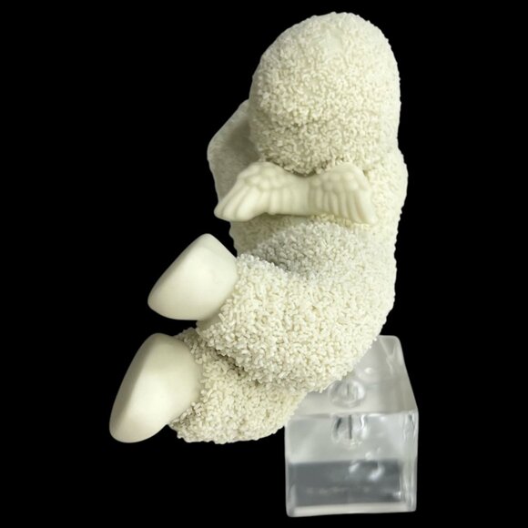 Dept 56 Snowbabies Falling For You Figurine Angle Flying Over Acrylic Cube VTG - Picture 5 of 12